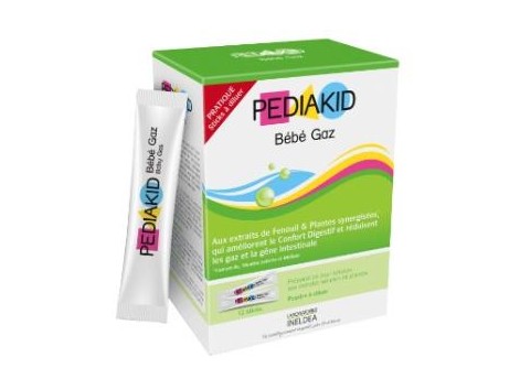 INELDEA PEDIAKID bebe gases biberon 12sticks