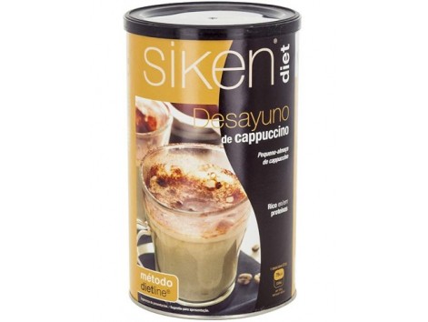 Siken Diet Desayuno Capuchino bote 400 gramos.