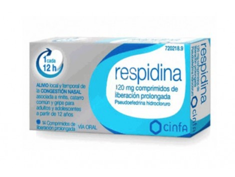 Respidina 120 Mg Liberación Prolongada 14 Comprimidos