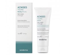 Young Acnises sesderma Gel Facial Cream 50 ml grease skin.