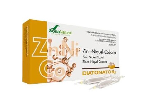 Soria Natural Diatonato-5 / 2 Zn-Ni-Co zinco, níquel, cobalto 28