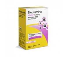 Biodramina 12,5 mg 12 bastões Solução oral infantil 