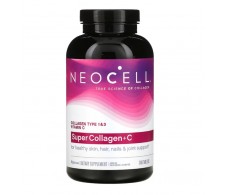 NeoCell, Super Collagen más vitamina C, Colágeno de tipo 1 y 3, 360 comprimidos