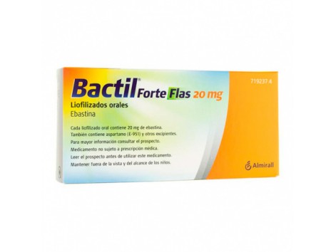 Bactil Forte Flas 20 Mg Liofilizados Orales