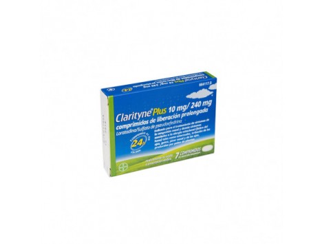 Clarityne Plus 10 mg/240 mg 7 comprimidos