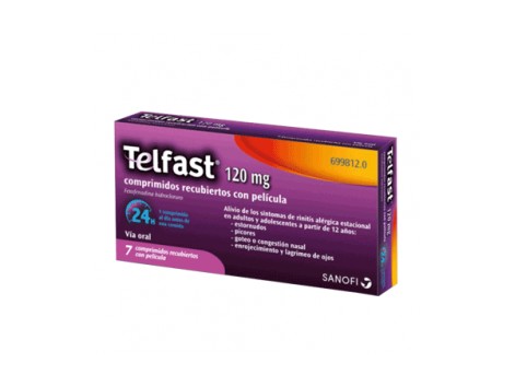 Telfast, 7 comprimidos