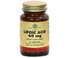Solgar Acido Alfa Lipoico 60 mg 30 capsulas vegetales