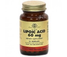 Solgar Alpha Lipoic Acid 60 mg 30 vegetable capsules