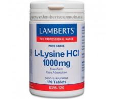 LAMBERTS L-LISINA HCl 1000mg. 120 comp.