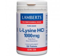 LAMBERTS L-LYSINE HCl 1000mg. 120comp.