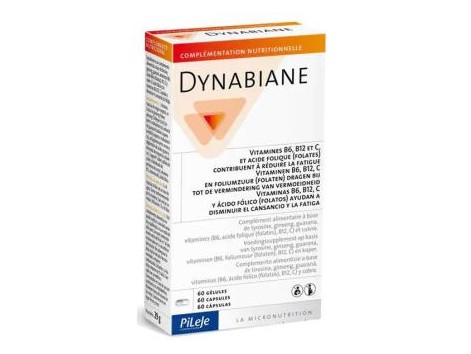 Dynabiane Pileje 592mg (Guaraná Ginseng) 60 cápsulas.