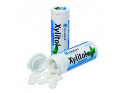 Chicles Xylitol Sabor Menta SinGluten 30chicles Miradent