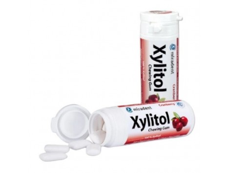 Chicles Xylitol Sabor Arandanos SinGluten 30uds Miradent