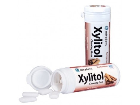 Chicles Xylitol Sabor Canela SinGluten 30uds Miradent