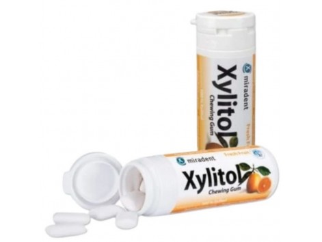 Gum Xylitol Fruit Flavor Gluten Free 30 u. Miradent