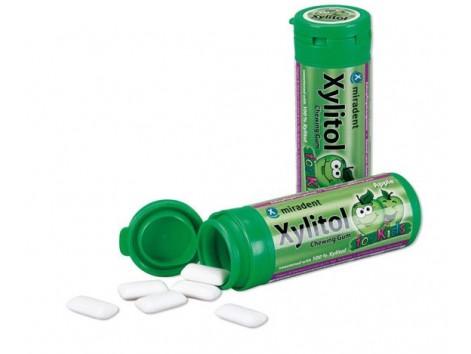 Chicles Xylitol Sabor Manzana SinGluten 30chicles Miradent