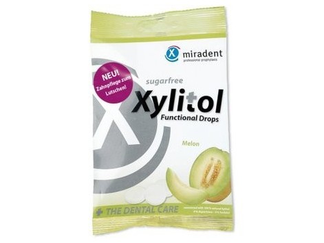 Caramelos de Melon con Xylitol SinGluten SinAzucar 60g Miradent