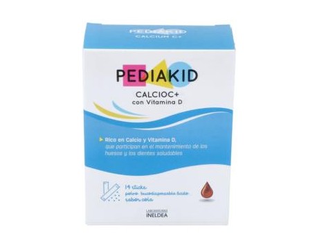 PEDIAKID cálcio crescimento INELDEA 14sticks