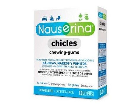 NAUSERINE 12 chewing gums DEITERS