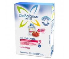 DIABALANCE gel de glicose de absorção rápida morango 4 u.