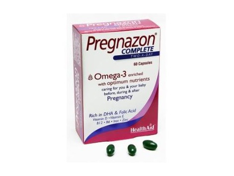 HEALTH AID PREGNAZON complete 60 tabs.