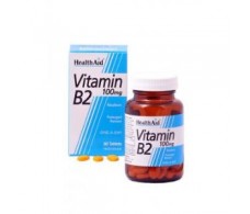 Health Aid Vitamina B2 o Riboflavina 100mg. 60 comprimidos