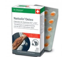 Osteo Nattolin  30 cápsulas.Dr Dunner. SALUS