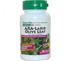 NATURES PLUS ARA-LARIX OLIVE LEAF 30comp.