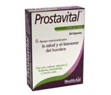 Prostavital 30 capsulas. Problemas de prostata. HealthAid