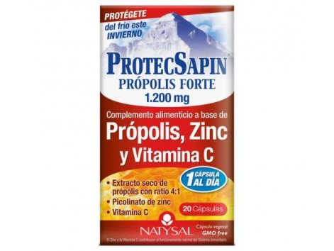 NATYSAL ProtecSapin Propolis Forte Glutenfrei 20 Kapseln