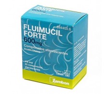 Forte Fluimucil 600 mg 20 comprimidos efervescentes