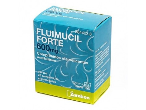 Fluimucil Forte 600 mg 20 comprimidos efervescentes