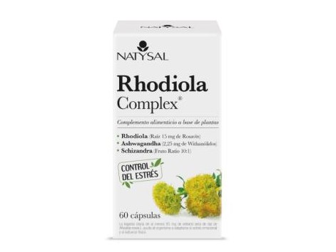 Natysal Rodhiola complex 60 capsules.NEW