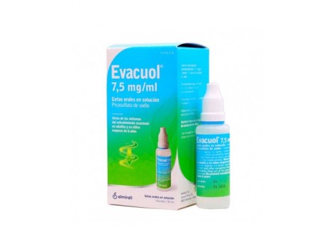 Evacuol 7,5 mg / ml em 30 ml gotas orais