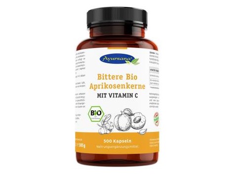 Ayursana Apricot seeds Bio 160 capsulas - Vitamina B17
