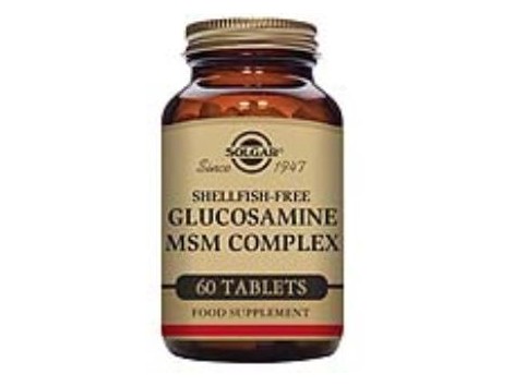 Solgar Glucosamin MSM Komplex 60 Tabletten.