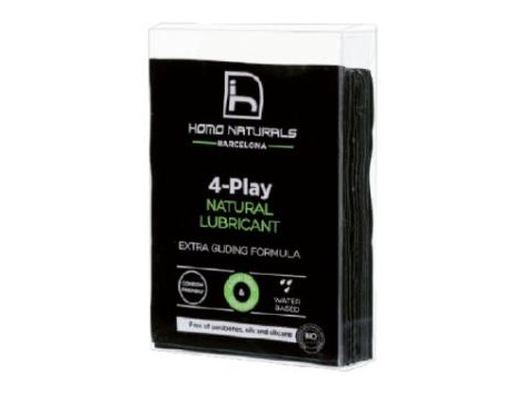 HOMO NATURALS 4-PLAY lubricante natural 10monodosis