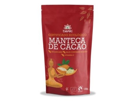 ISWARI MANTECA DE CACAO superalimento 125gr. BIO