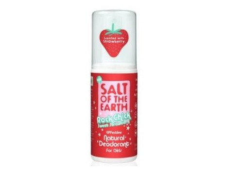 SALT OF THE EARTH DESODORANTE NIÑA fresas dulces spray 100ml.