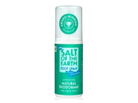 SALT OF THE EARTH FOOT DEODORANT Spray 100 ml.