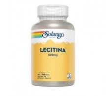 Solaray Lecithin Oil Free - Lecitina de Soja. 100 capsulas.