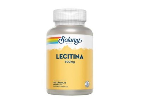 Solaray Lecithin Oil Free - Soya Lecithin. 100 capsules.