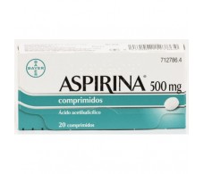 Aspirin 500 mg 20 Tablets