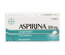 Aspirina 500 mg 20 Tablets