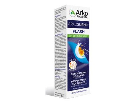 ARKORELAX sueño flash spray sublingual 20ml.