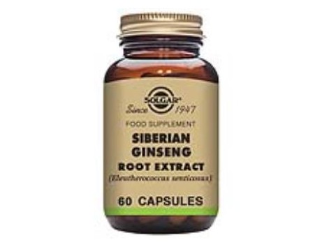 Solgar Siberian Ginseng or Eleutherococcus (root) 60 capsules