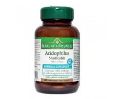 Nature's Bounty with bifidus acidophilus 100 chewable tablets