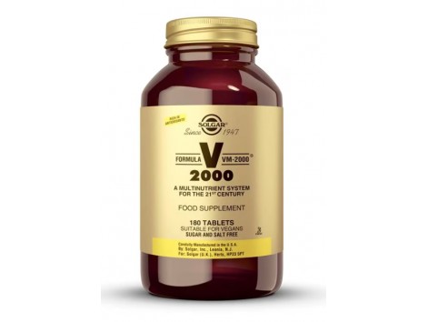 Solgar Fórmula VM-2000 180 comprimidos