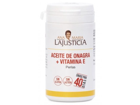 Ana Maria Lajusticia Aceite de Onagra + Vitamina E 80 PERLAS
