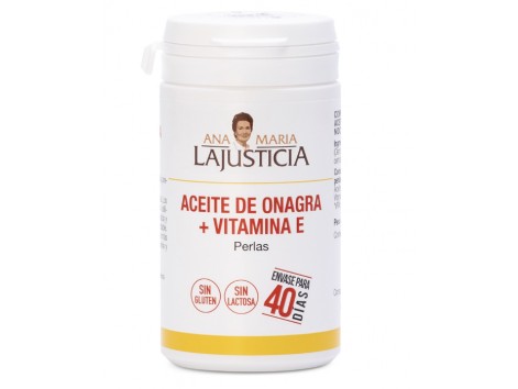 Ana Maria Lajusticia Aceite de Onagra + Vitamina E 275 PERLAS